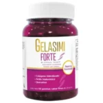 Envase de Gelasimi Forte en formato de gomitas, con colágeno y vitaminas.